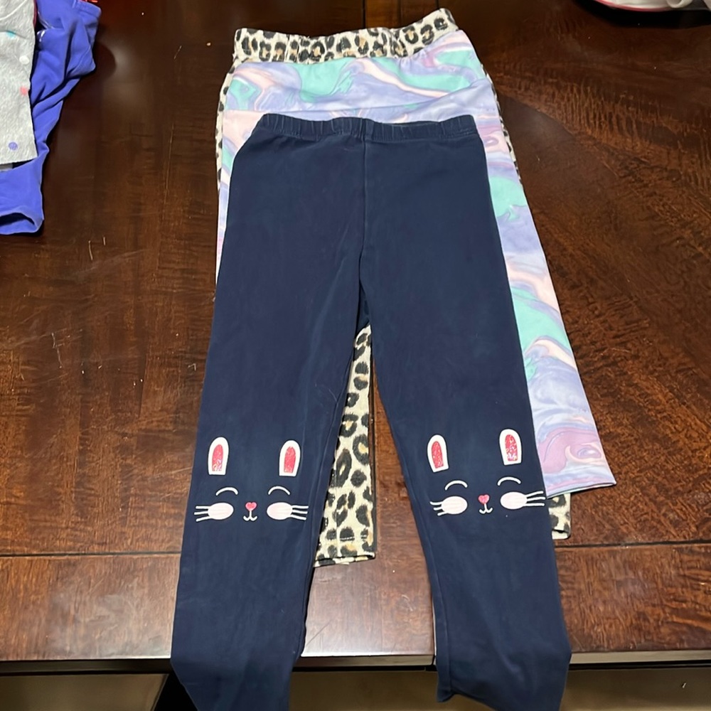$7 bundle 3+items 4t girls stretchy pants leggings lot Hurley Garanimals